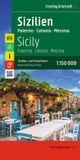 Sizilien, KOMPASS Karten Sicily - Palermo, Catania, Messina Paperback