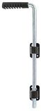 GAH Alberts Bodemschuif L400xB16mm STA galv.geel verz.zwart A Bolz.-Poort 40mm - 207021