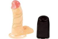 Baile BASECOCK Realistic Bendable Remote Control Flesh 21 Cm Vibrating Dildo