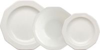 Queen's Artic White 12-delig keramisch tafelservies voor 4 personen, wit