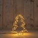 Anna's Collection Lichtornament 'Boom' (26cm) Zwart
