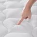 Surmatelas 140x200 cm - Couche supérieure souple avec poches profondes et matériau respirant