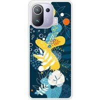 Xiaomi Mi 11 Sea flowers verstevigd hoesje met sublimatie bedrukking