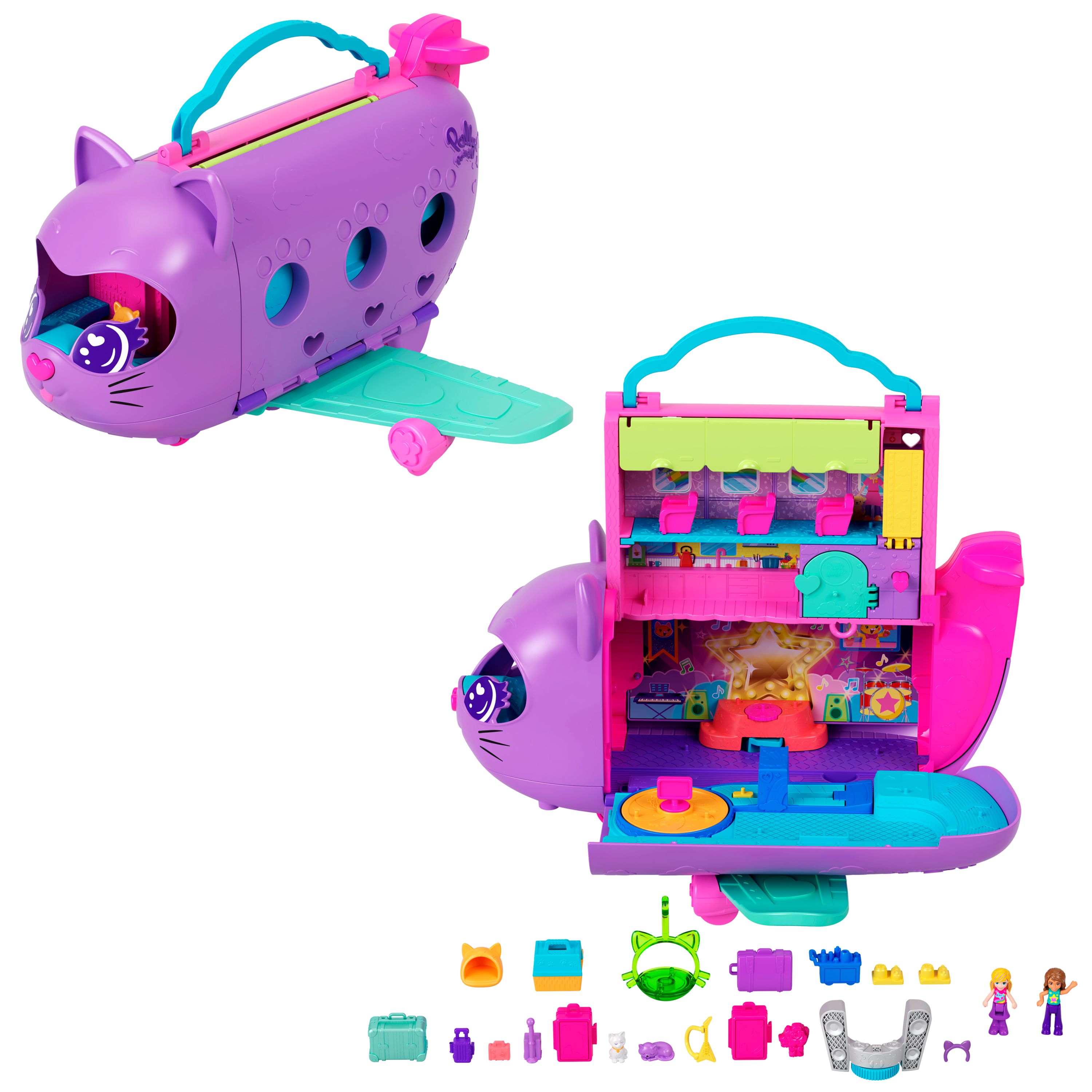 Polly Pocket KITTY AIRWAYS Speelset