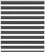 vidaXL Zebra Rolgordijn 120x100 cm Stofbreedte 115,9 cm Zwart