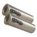 GPR Silencieux Homologué M3 Titane Naturel Haut Niveau Double Vtr 1000 Sp1 Rc51 00-01