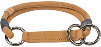 TRIXIE BE NORDIC HONDENHALSBAND LEER BRUIN 35X0.5 CM