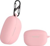 kwmobile Hoes geschikt voor Sony WF-1000XM5 - Siliconen cover voor oordopjes in oudroze