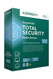 Kaspersky Total Security 2015 - 3 Users - 1 Year - Dutch/French