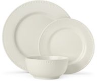 Mikasa Cranborne 12-delige crèmekleurige aardewerk dinerset