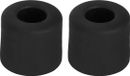 Deltafix Deurbuffer - 2x - deurstopper - zwart - rubber - 30 x 25 mm - schroefbevestiging
