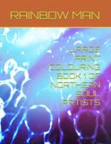 LARGE Northern Soul Artists Large Print Colouring Book 1