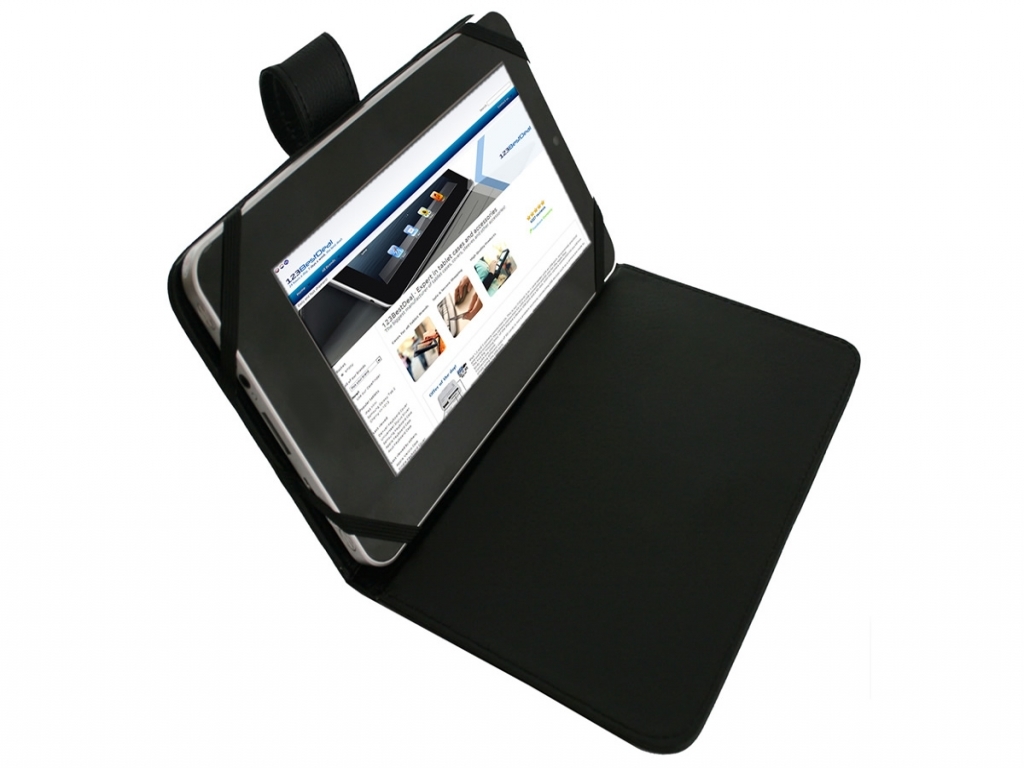 i12Cover Universele 8 inch Tablet en e-Reader Cover zwart