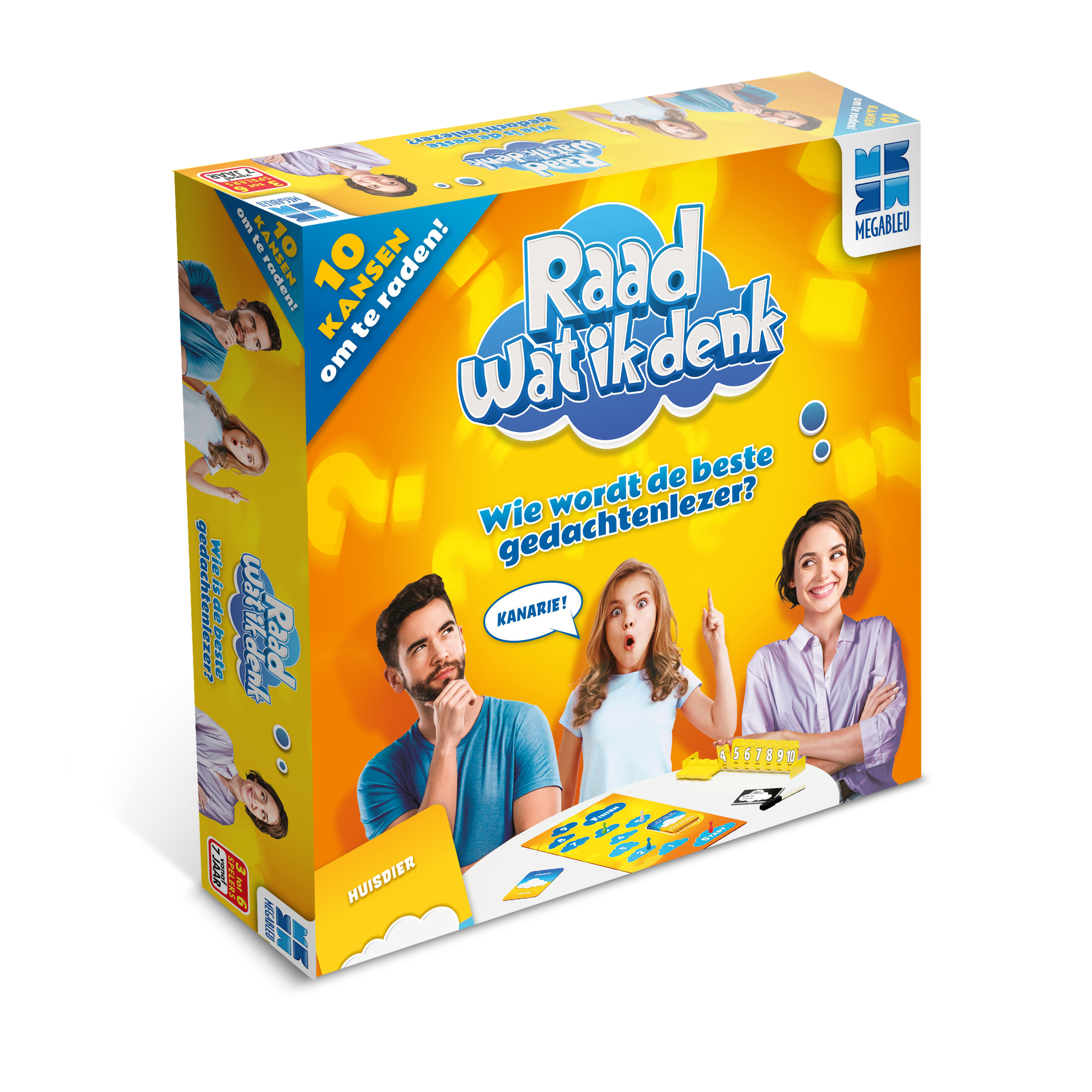 Megableu Raad Wat denk ik! - Bordspel - Vanaf 7 Jaar - Nederlands