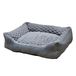 Nobby Comfort bed vierkant Classic Diamond grijs L x B x H: 50 x 40 x 17 cm