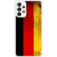 Samsung Bedrukt siliconen hoesje compatibel met Galaxy A53 5G Drapeau Allemagne