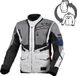Macna Flexodus waterdichte motorfiets textieljas - Grijs/zwart - Maat L