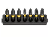 DeWalt Accessoires Bitset | Houder + IMPACT Torsion | 25 mm | PBitset | H1 x1, PBitset | H2 x2, PZ1 x1, PZ2 x2, PZ3 x1 - DT70809-QZ