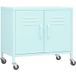 Armoire de rangement menthe 60x35x56 cm acier