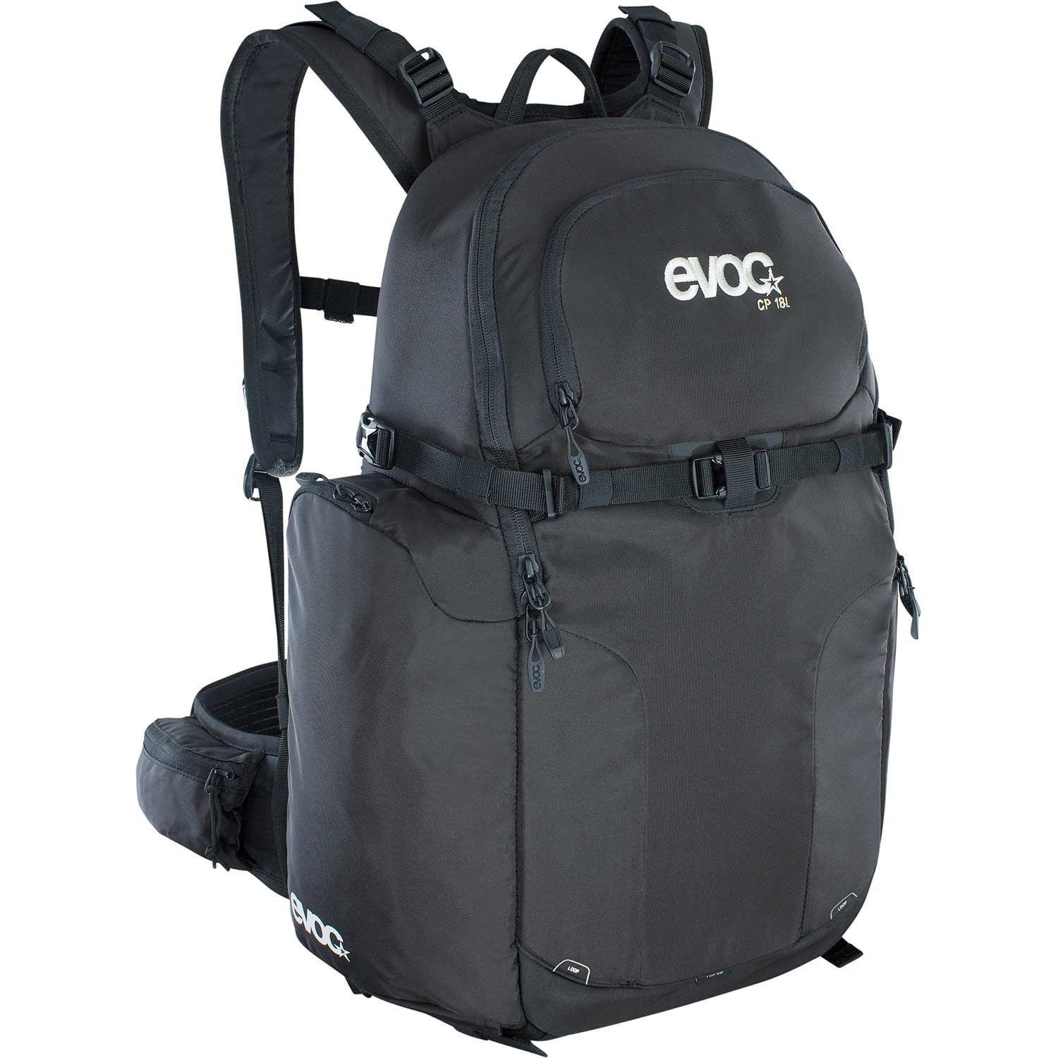 EVOC CP 18l - Reisrugzak - Zwart