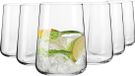 KROSNO Verres à eau Set de 6, 490 ml, Collection Infinity