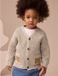 Next Jongens Vest met tekenfiguurtjes Naturel Katoen 86/92