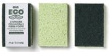Mr. Eco schuurspons 8 x 2 cm | met stevige vezels | pak van 2 stuks