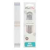 KnitPro Nova Cubics sokkennaalden 15cm 4.50mm Multikleur Hout