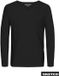 JACK&JONES - JJESPLIT NECK TEE LS NOOS - Heren - Polo's - Zwart - S