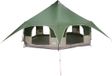 vidaXL Familietent - 10-persoons - Groen - Polyester - met PU Coating