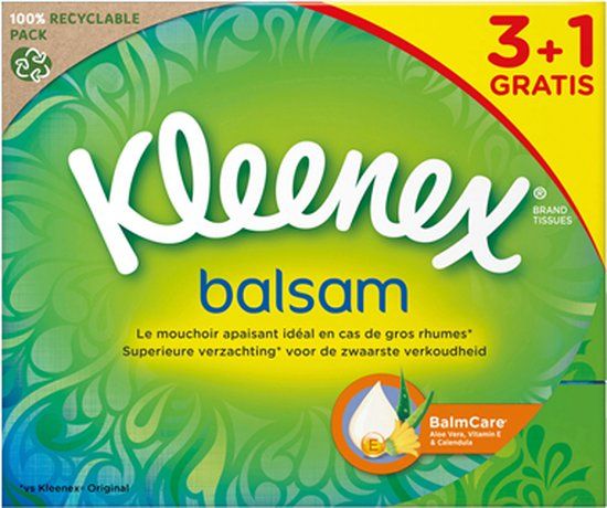 Kleenex - Balsam Tissues - 3+1