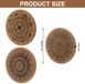 Unyqoos® Set de deux sous-verres en liège résistant à la chaleur avec motif mandala pour décoration de table