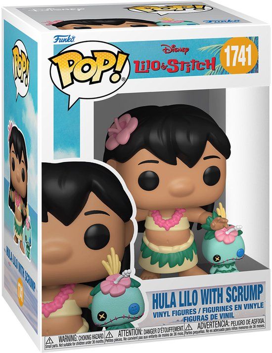 Funko Lilo & Stitch Hula Lilo with Scrump vinylfiguur 1741 Unisex Funko Pop!
