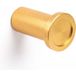 Viefe Bouton de meuble ROUND, laiton foncé brossé, aluminium, Ø 25 mm