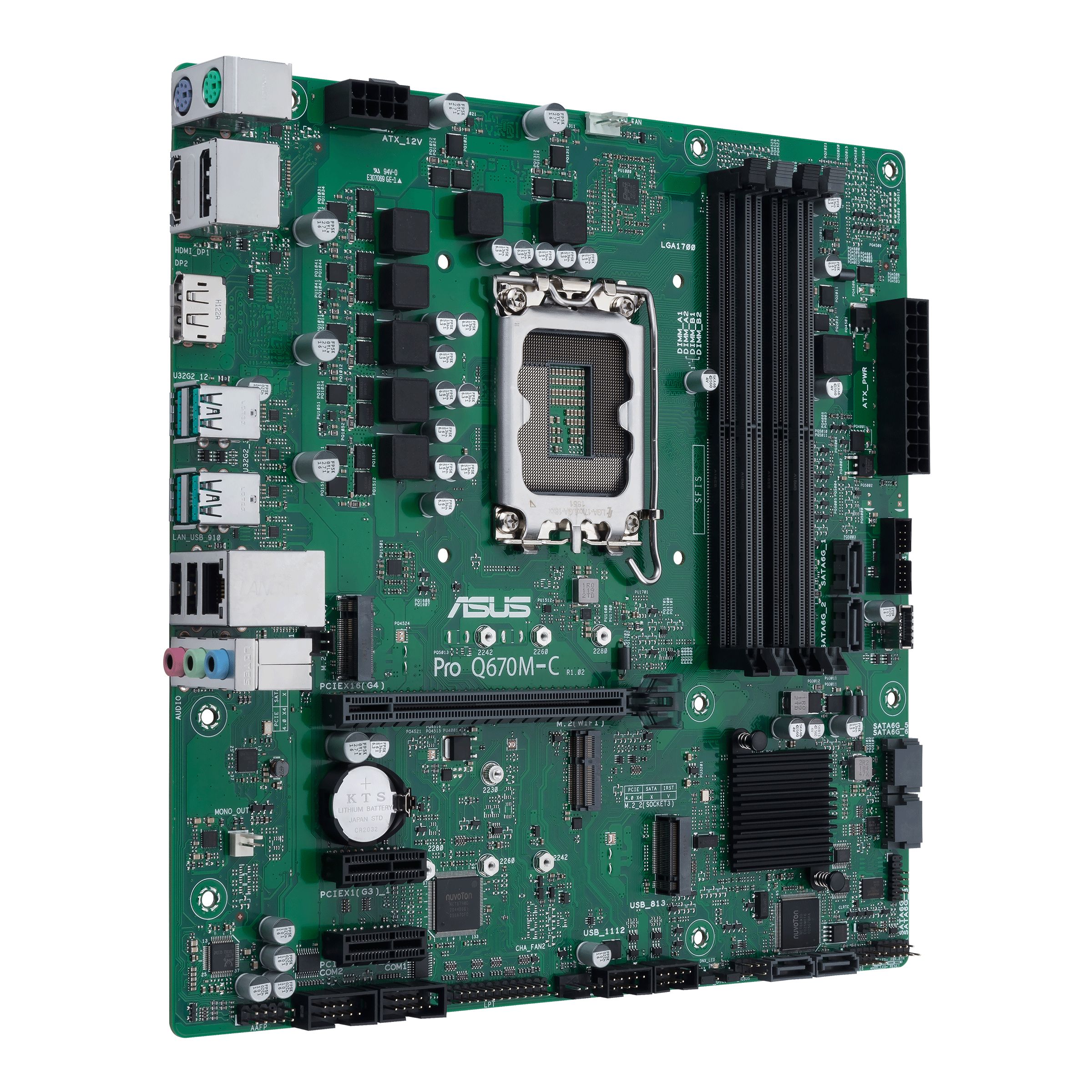ASUS PRO Q670M-C-CSM LGA 1700 DDR5 Micro ATX Motherboard