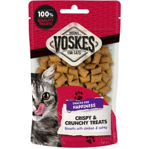 Voskes Crispy & Crunchy probeerpakket kattensnacks 3 x 60 g