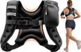 VEVOR Gewichtsvest 2,79 kg Trainingsvest met Reflecterende Strepen, Verstelbare Gesp en Praktische Opbergvakken, Fitnessvest voor Krachttraining, Hardlopen, Joggen, Fitness en Spieropbouw