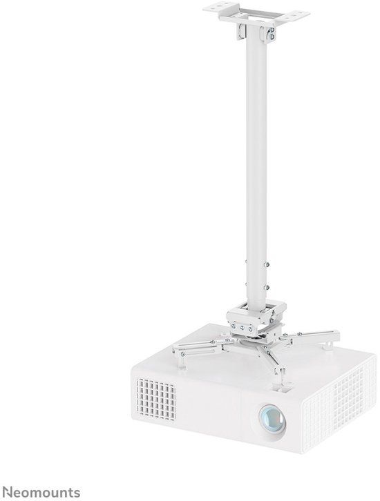 Neomounts CL25-550WH1 Plafondbevestiging voor beamer - Hoogte 74,5–114,5 cm