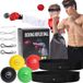 HORCONDORM S.R.L. 4 niveaux de difficulté balle de boxe réflexe avec 1 bandeau réglable
