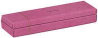 RHODIA 194520C - Pennenzak Fuchsia - 21 x 5,5 x 3 cm - Oranje Zadelstiksel - Buitenkant in Imitatieleer - Home Office Rhodiarama Collectie - Bureauorganisatie en Stijlvolle Opberging