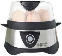 Russell Hobbs Stylo Eierkoker - 7 Eieren - Zwart/RVS