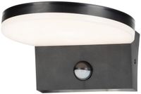 Rabalux Batida Buitenwandlamp met bewegingssensor, 9W, zwart