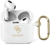 Guess Transparent Glitter Collectie - AirPods 3 Hoesje