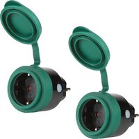 SEC24 HAS880V2 Slimme stekker WiFi plug met digitale timer 16A - Tijdschakelaar - Energie besparing - Werkt met Google Home en Alexa - Voor buiten gebruik