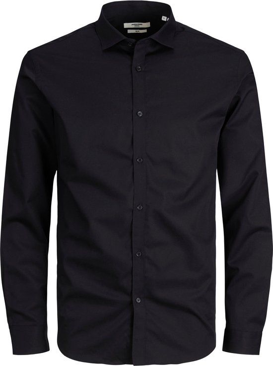 JACK & JONES PLUS JPRBLACARDIFF Shirt Heren - Maat 4XL - Zwart