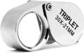Allecto - 30x Loupe pliable pour bijoux, pièces de monnaie et antiquités