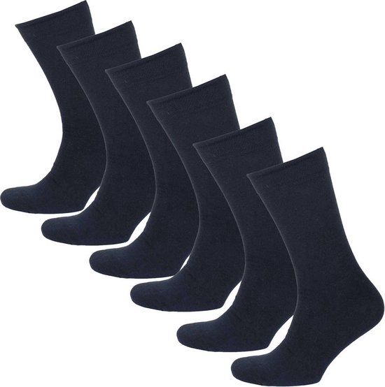 Onderbox Sokken 6-paar blauw 43-45 - Heren - Katoenmix