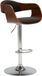 Maison Exclusive - Tabouret de bar gris en bois courbé et tissu