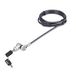 StarTech.com 3-in-1 Universeel Laptop Kabelslot, 2m, Master Key, Anti-diefstal