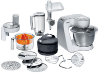 Bosch MUM58259 Keukenmachine - 1000W - 3.9L - Wit/RVS